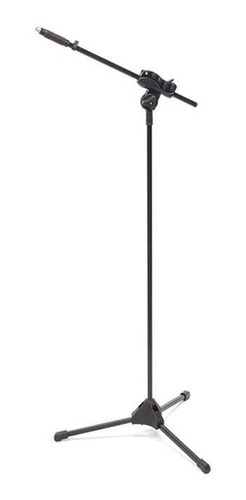 Pedestal Suporte Ibox Smlight Girafa Para 1 Microfone Preto