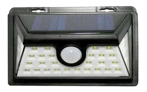 Foco Solar 30 Led Exterior 6w Sensor De Movimiento 800 Lm