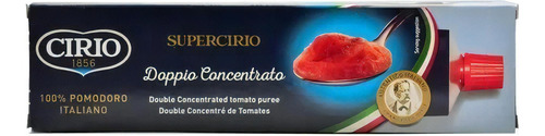 Puré De Tomate Cirio Concentrado En Tubo 140 Gr