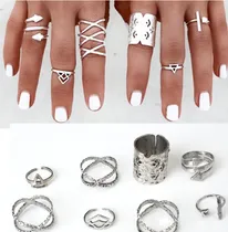 Comprar Anillos Midi Ring Tendencia Accesorios Femeninos Moda 257gs