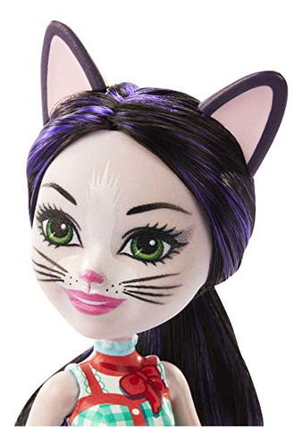 Boneca Enchantimals Ciesta Cat Com Boneco De Alpinista De 6