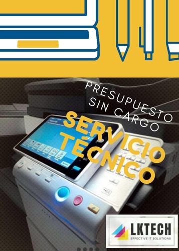 Imagen 2 de 4 de Alquiler Impresoras Multifuncion Fotocopiadora . Serv Tec