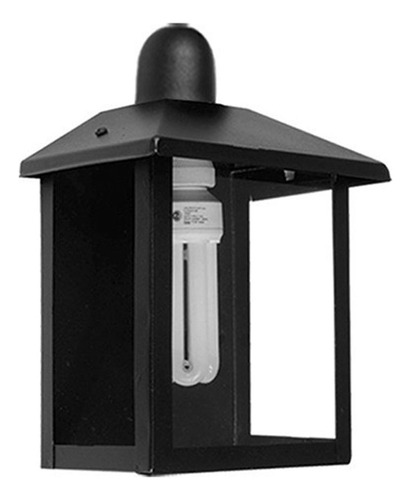 Farol Exterior Ferrolux F-146n Jardin Apto Led Hierro Negro