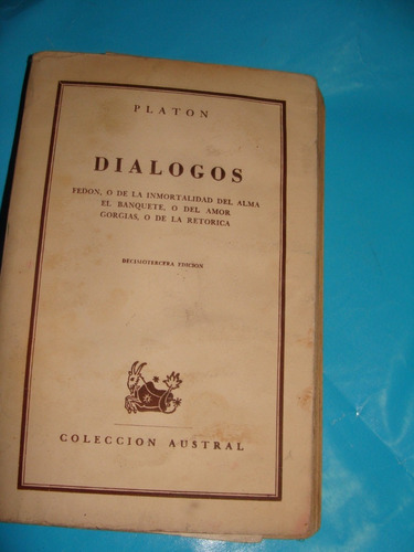 Libro Platon Dialogos