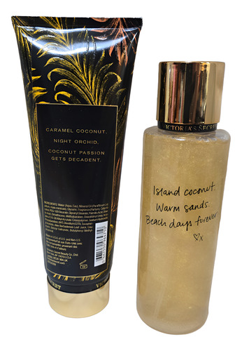 Victoria's Secret Coconut Passion Noir Shimmer Crema+splash