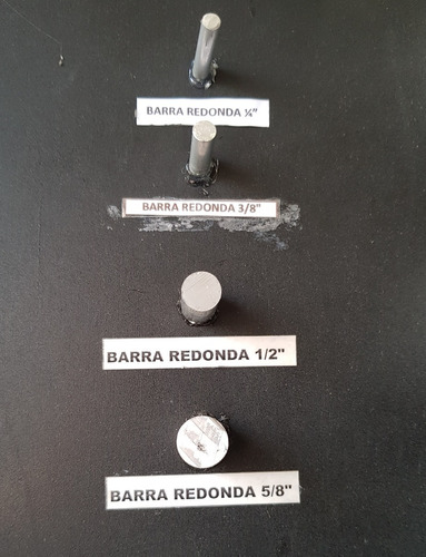 Barra De Aluminio Redonda  Ø 3/4'' Largo 6 Mts