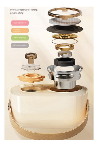 Amplificador Portátil De Áudio Sem Fio Home Ktv