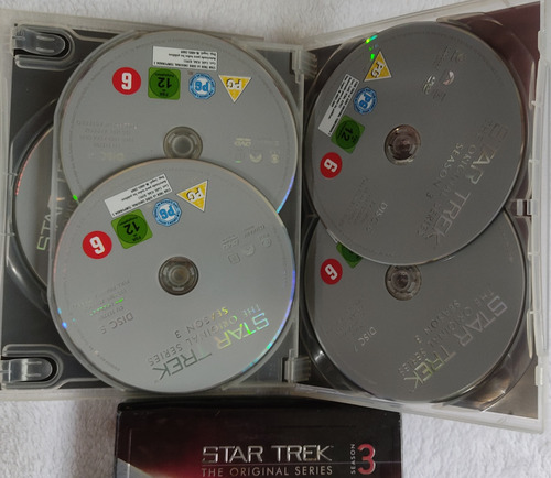 Dvd Película Saga Star Trek Original Viaje A Las Estrellas