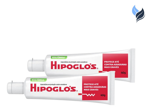 2 Un Pomada Hipoglos Original 120g Tratamento Intensivo