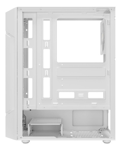 Gabinete Gamdias Aura Gc7 Wh Mesh Rgb Mid Tower V/templado Color Blanco