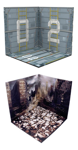 2 Uds 1/12 1/12 Escala Fondo Colección Diorama