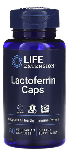 Life Extension Lactoferrina 60 Cápsulas Vegetales Sabor Sin sabor