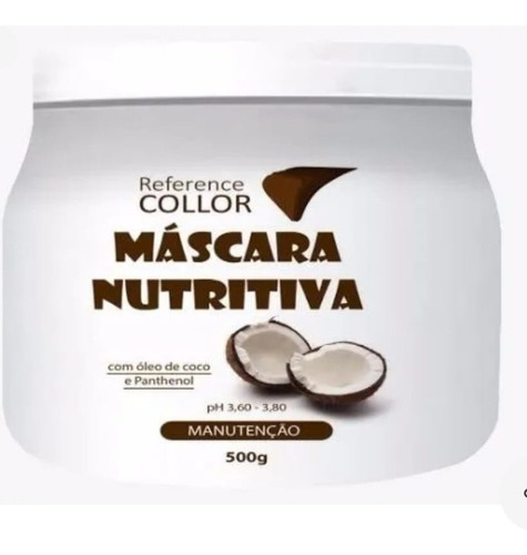 Máscara Nutritiva De Coco Reference Collor Mairibel 500 Gr