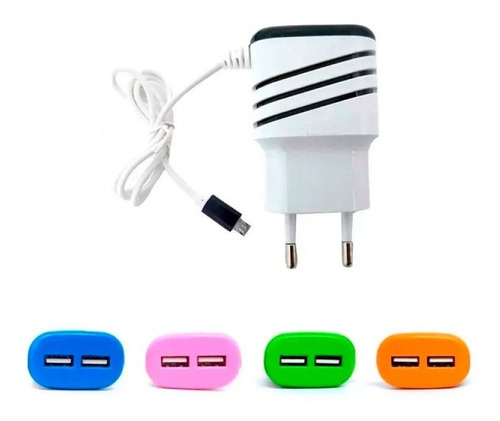 Carregador Rápido V8 Smart 3.1a 2-usb 20 Unidades Atacado