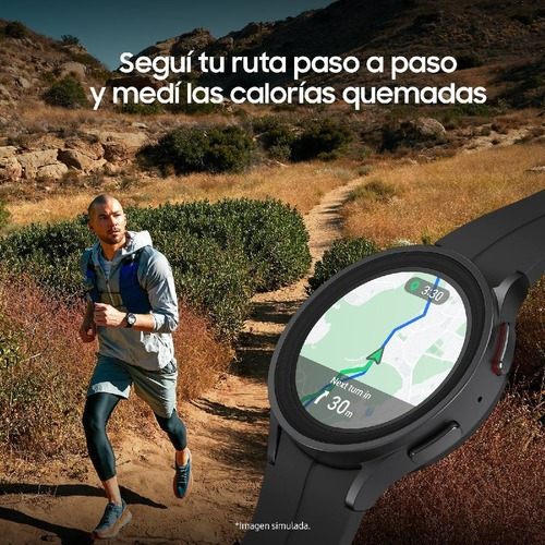 Imagen 4 de 7 de Smartwatch Samsung Galaxy Watch5 Pro 45mm Super Amoled Ipx68 Titan Blanco Titan