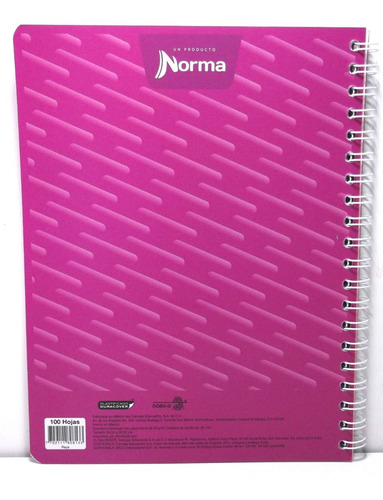 Cuaderno Profesional Norma 100 Hojas Rayas Doble Arillo