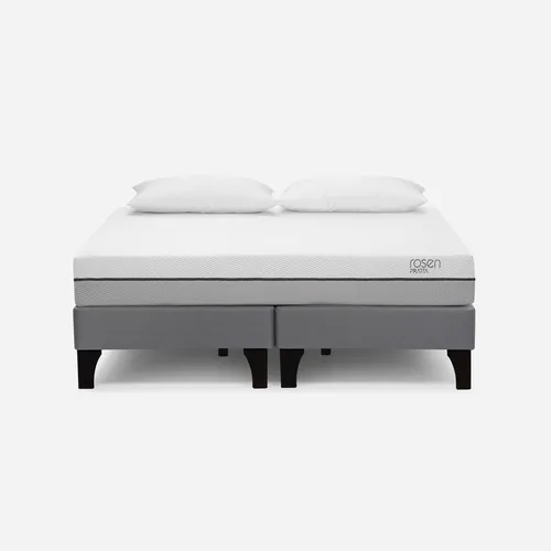 comprar Cama Europea Pratta 2 Plazas Pata Madera Bd +almohadas Light