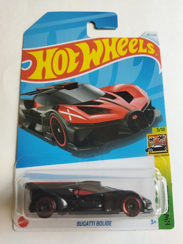 Hot Wheels Bugatti Bolide Exotics 3/10 Rojo Mo3 Rojo