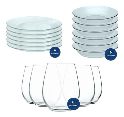 Set Cocina X 18 Piezas Vajilla Rigolleau 