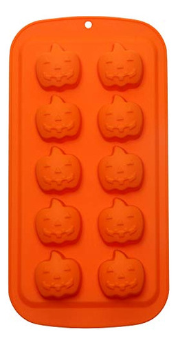 Molde Silicona Calabaza Naranja, Repostería Halloween -