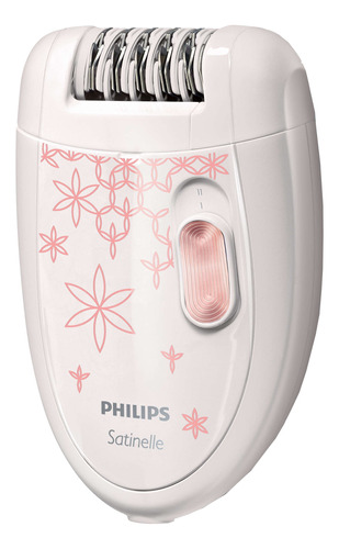 Depiladora eléctrica Philips Satinelle Essential HP6420/30 color blanco y rosa 100V/240V