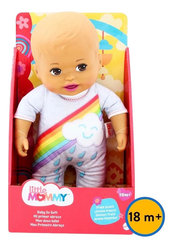 Muñeca Bebé Little Mommy Mi Primer Abrazo Mattel