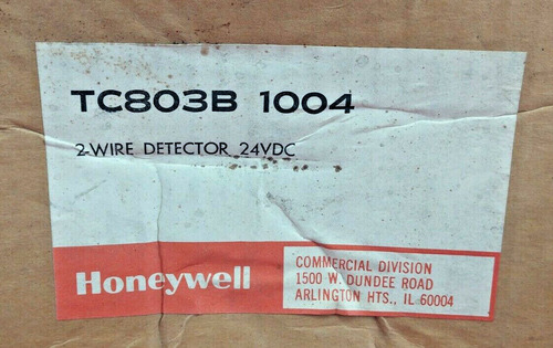 Honeywell Tc803b Photoelectric Smoke Detector Tc80 Eeo