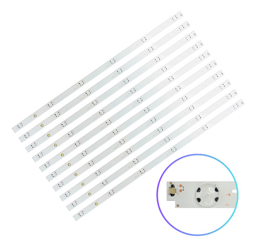 Kit Leds Para Sony Xbr-65x800c Xbr-65x810c Kd-65xd7505 (10t)