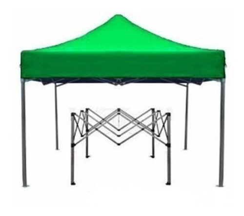 Toldos 3x3 Anti-salitre Impermeable Verde Grama