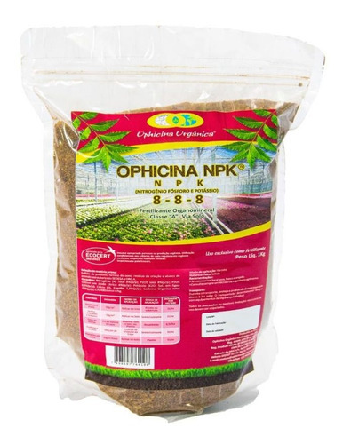 Ophicina Npk (8-8-8) Adubo Orgânico- 1 Kg