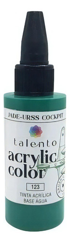 Tinta Acrylic Color Para Modelismo- Diversas Cores - Talento Cor 123 - JADE-URSS COCKPIT