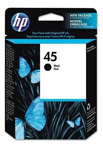 Tinta Hp 45 51645a Color Negro Deskjet 720c 820 850