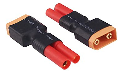 Paquete De Adaptadores Sin Cables Xt90 A Hxt 4 Mm: Conexin R
