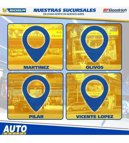Kit X2 Neumáticos 6.40 Sr13 (700x13) Michelin Zx Falcon