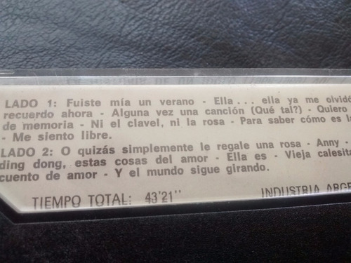 Cassette De Leonardo Favio - La Historia De Un Idolo (319