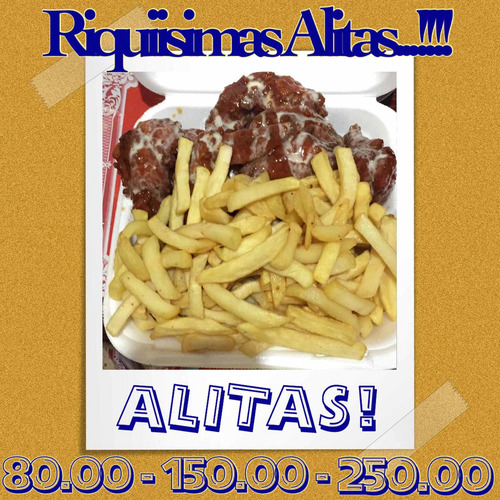 Imagen 1 de 3 de Venta De Riquisimas Alitas, Pollo Costeño Y Ricas Chuletas