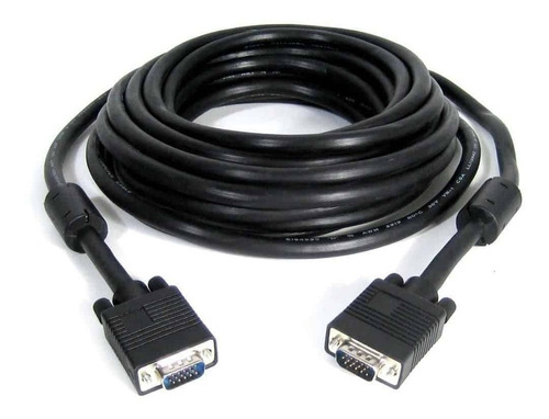 Cable Vga A Vga Macho Doble Filtro 20 Metro Proyector Lcd Pc