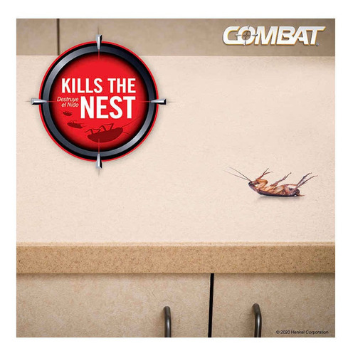 Combat Max Veneno Para Chiripas /cucararachas 18 Estaciones