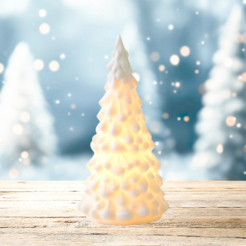 Árbol De Nieve De Navidad En Forma De Árbol De Nieve, Champá