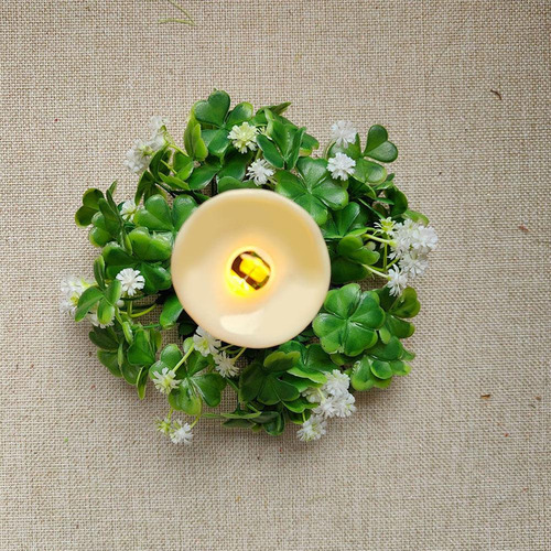 Corona Con Forma De Vela Artificial Con Forma De Trébol Para