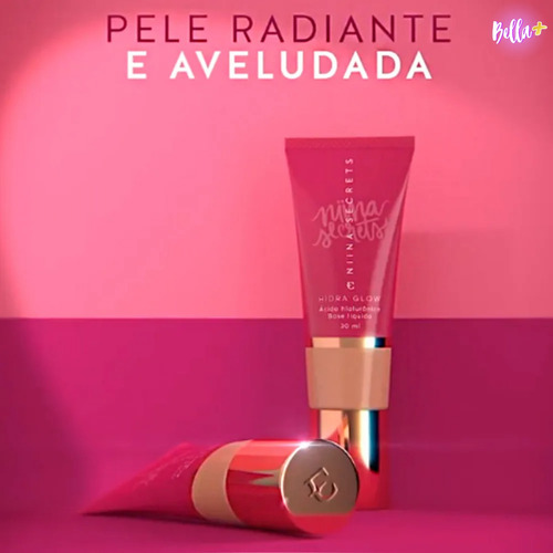 Base Líquida Niina Secrets Hidra Glow Ácido Hialurônico