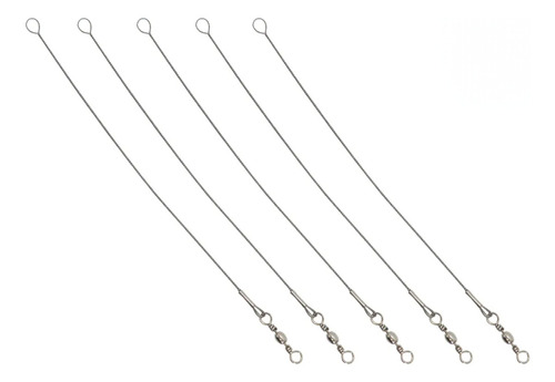 Cabo Flexível Com Snap Aprazível 15lbs (10cm) - 10 Peças