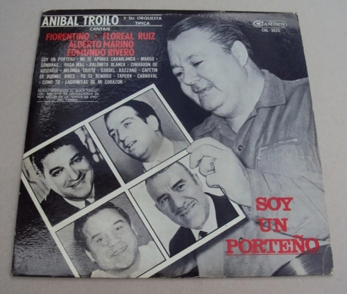 Vg Disco Vinilo Lp - Anibal Troilo - Soy Un Porteño