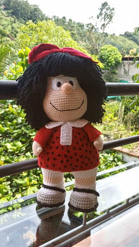 Muñeca De Mafalda De 40 Cm Hecha A Mano