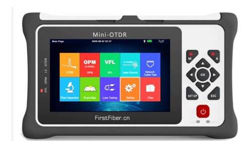 Mini Otdr - Sm - 1310/1550 - 100km Con Opm Ols Vfl Red