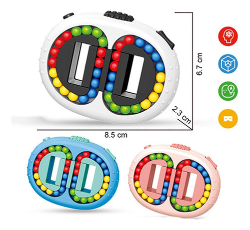 Bean Cube Toys 3d Puzzles Small Beads Cube Toy Regalos Rosa