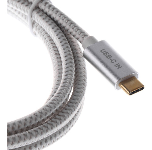 Imagem 7 de 8 de Alumínio Tipo C Para Hdmi 4k Cabo Usb 3.1 (thunderbolt 3) P