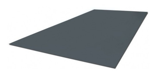 Chapa Lisa Color Gris C25 Ternium 1,22 X 2,44 Metros