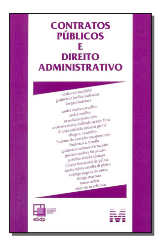 Libro Contratos Publicos E Direito Administrativo 1ed 15 De