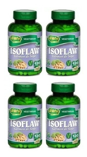 Isoflavona Isoflaw Gérmen Soja Unilife Kit 480 Menopausa Tpm